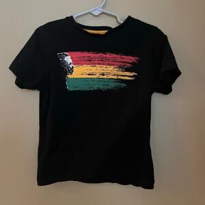 Denim & Flower Ricky Singh Boys 4 Culture People Cotton T-shirt Black Tee